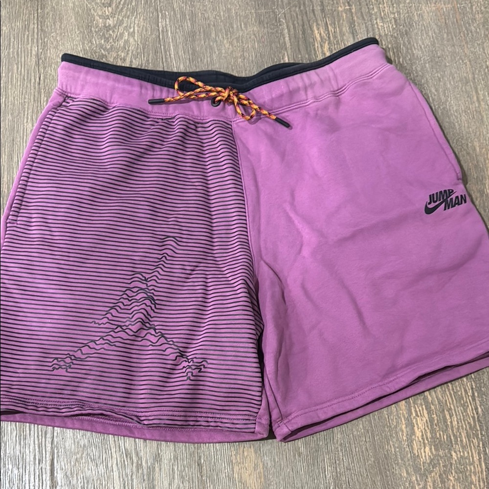 Jordan Purple Fleece Shorts